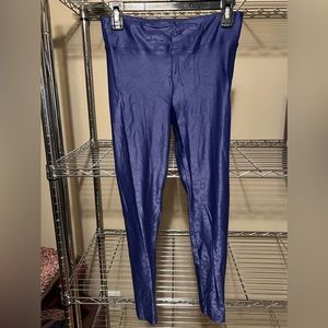 Koral Lustrous High Rise Infinity Leggings, Dark Iris. Sz M